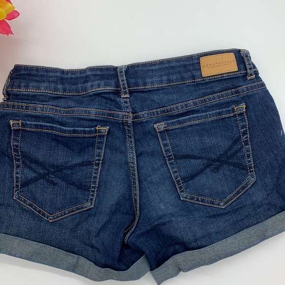 Aeropostale Jean Short MIDI Distressed- Sz 4 - Picture 5 of 5